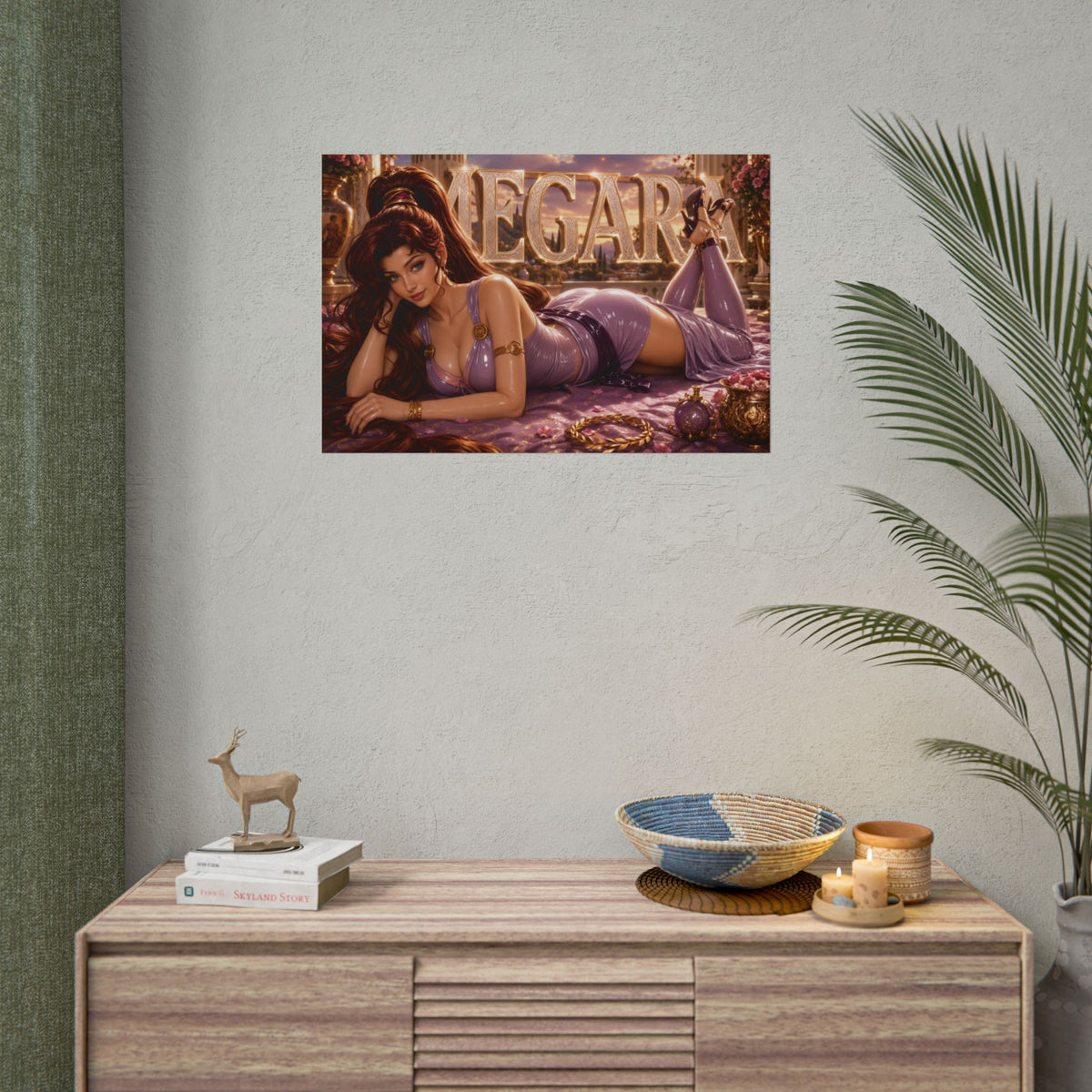 Megara Hercules Poster Fantasy Wall Art Room Decor Collectible Print