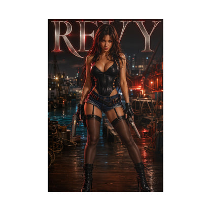 Anime Wall Art Revy Black Lagoon Poster Otaku Room Decor Collector Gift Print