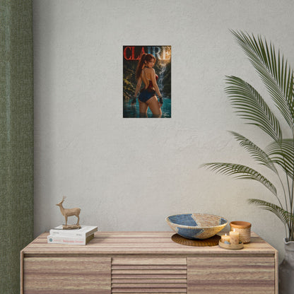 Claire Redfield Resident Evil Poster Wall Art Character Room Decor Collectible P