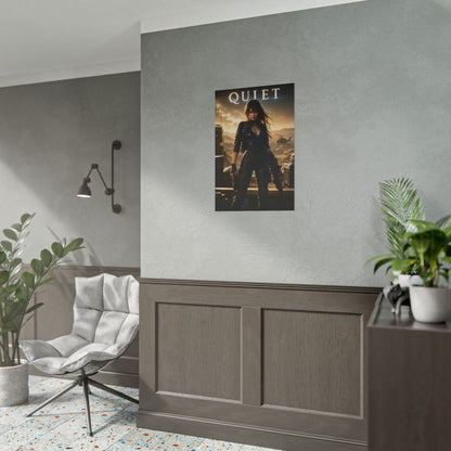 Quiet Metal Gear Solid Poster MGS Gaming Wall Art Print