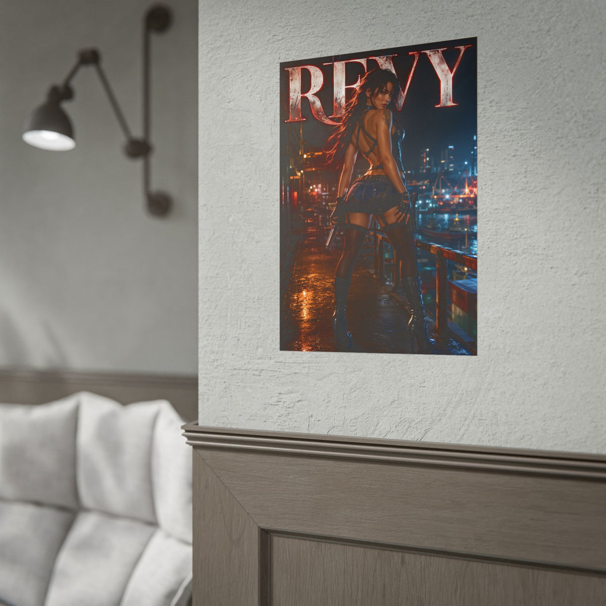 Anime Wall Art Revy Black Lagoon Poster Otaku Room Decor Collector Gift Print