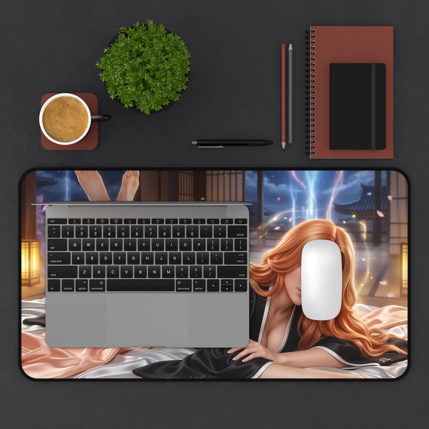 Bleach Mouse Pad, Rangiku Desk Mat, Anime Decor XXL