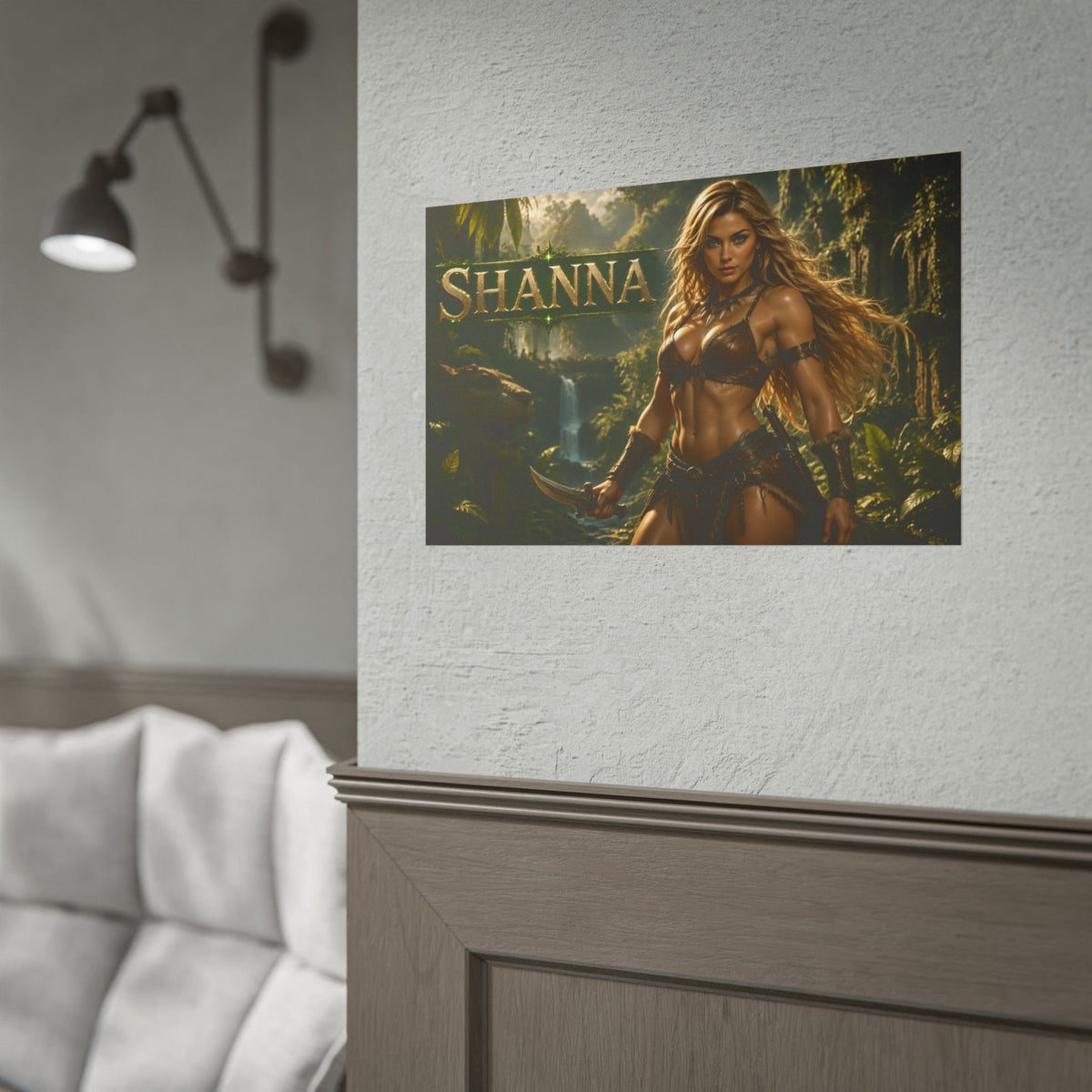 Shanna Character Poster Comic Style Wall Decor Bedroom Collector Gift