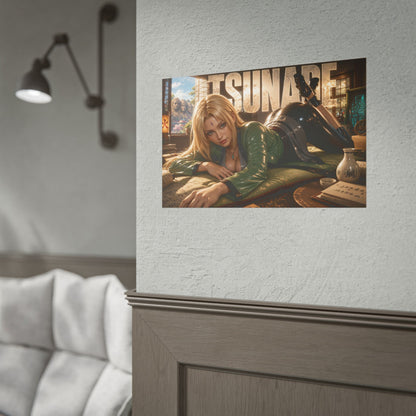 Tsunade Character Poster Naruto Anime Wall Decor Collectible Art Print