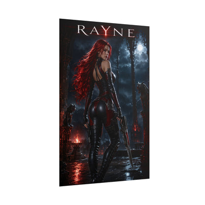 Rayne BloodRayne Gaming Poster Vampire Wall Art Print Decor