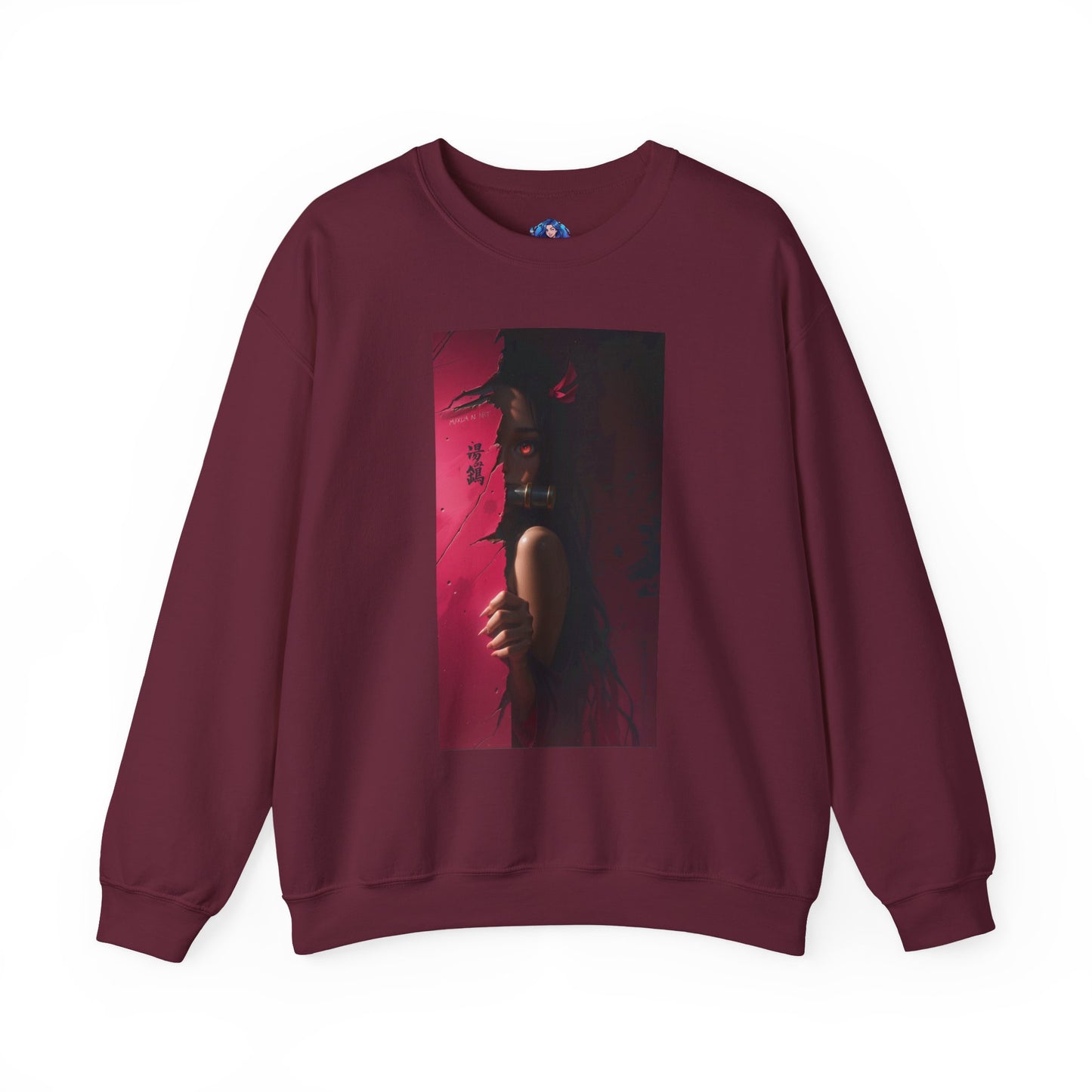 Nezuko Kamado Sweatshirt, Demon Slayer Crewneck, Cozy Anime Streetwear for Fans