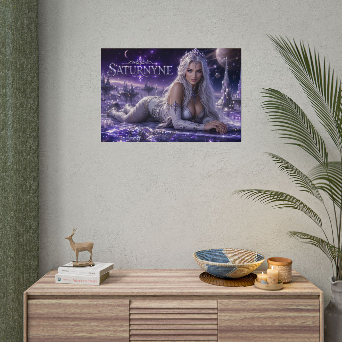 Saturnyne Character Poster Comic Style Wall Decor Bedroom Collector Gift
