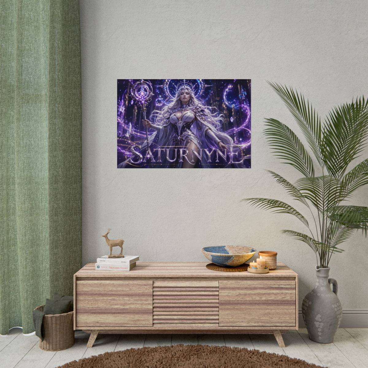Saturnyne Comic Poster Character Wall Art Collector Room Decor Art Print