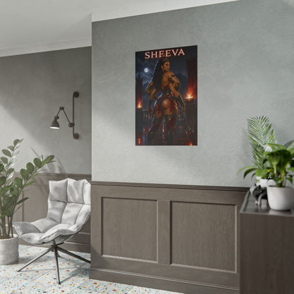 Mortal Kombat Sheeva Poster Shokan Warrior Wall Art Print