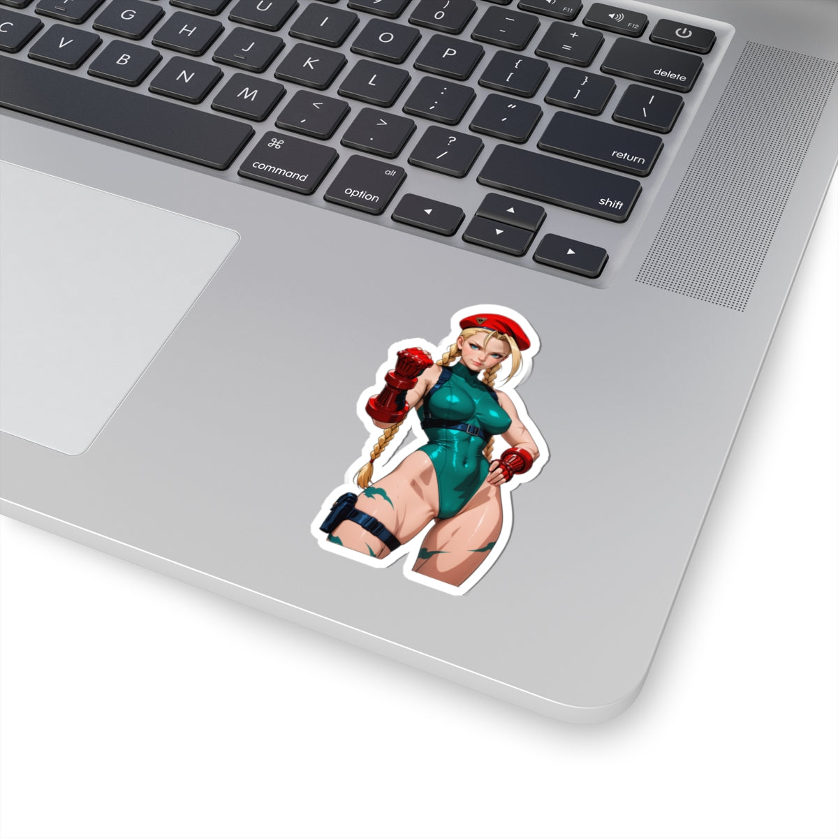 Cammy White Sticker – Street Fighter Vinyl Sticker for Laptops & Indoor Decor