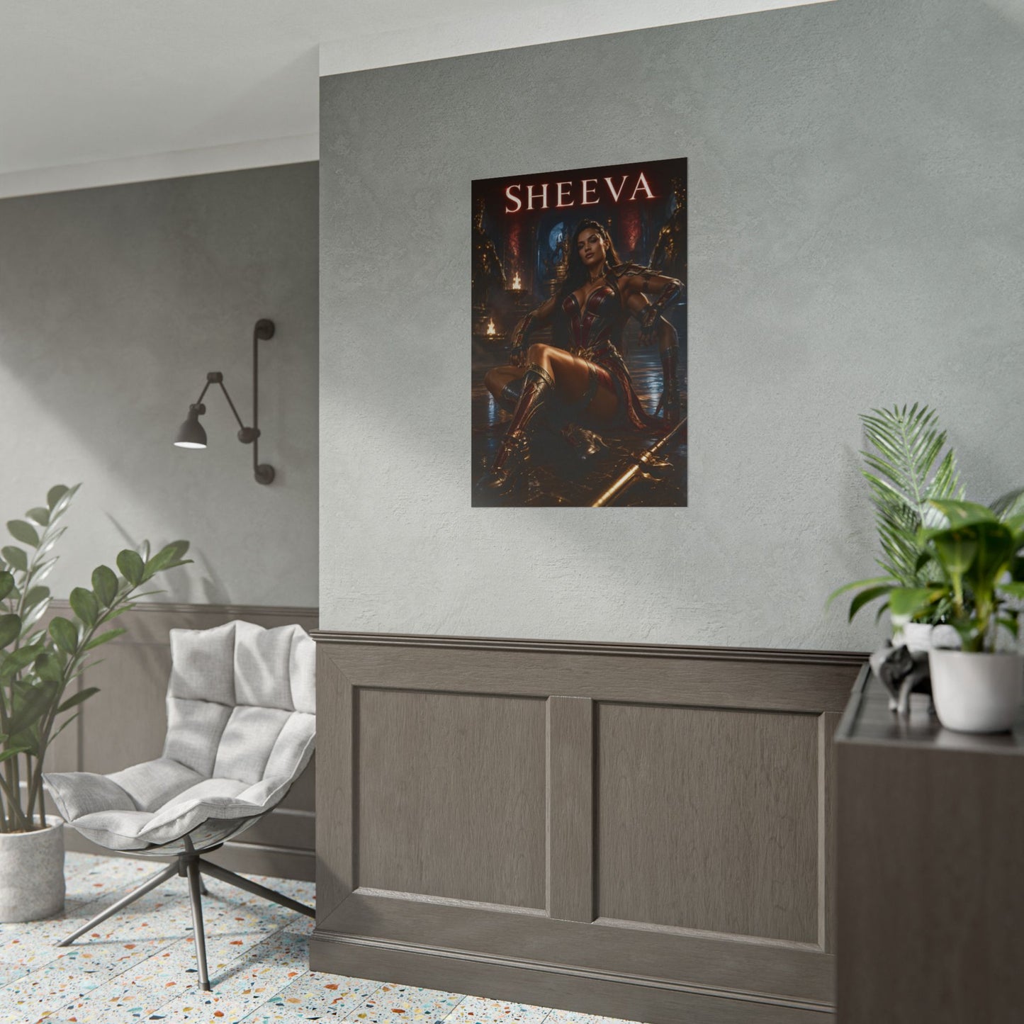Sheeva Mortal Kombat Poster Shokan MK Wall Art Print Decor