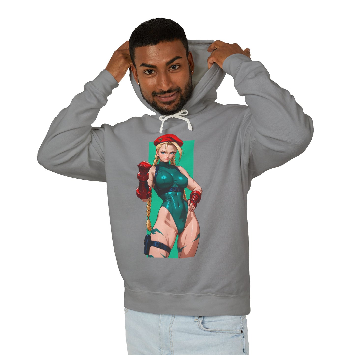 Cammy White Hoodie | Street Fighter Hoodie | Anime Fighter Girl Pullover