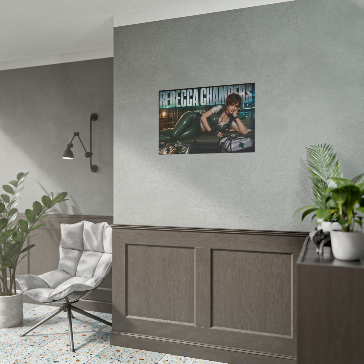 Rebecca Chambers Resident Evil Poster Gaming Wall Art Gamer Room Decor Art Print