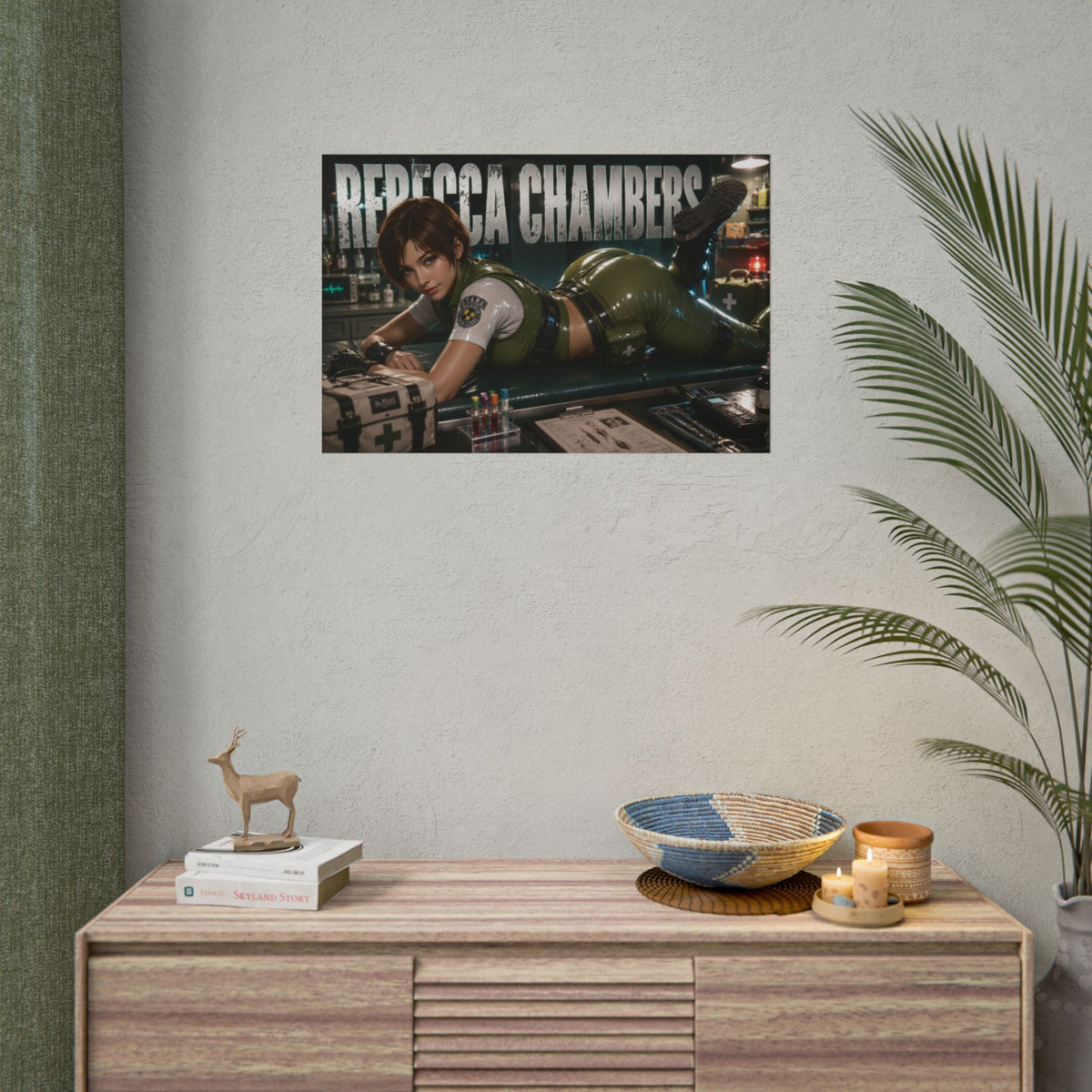 Rebecca Chambers Resident Evil Poster Gaming Wall Art Gamer Room Decor Art Print