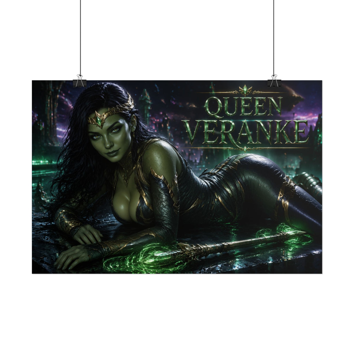 Queen Veranke Character Poster Comic Style Wall Decor Bedroom Collector Gift