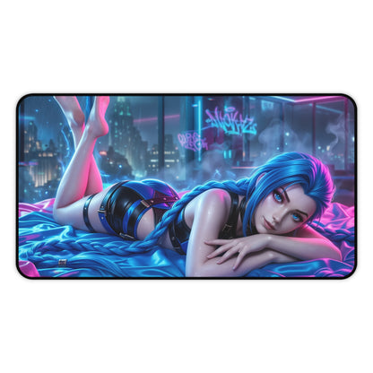 Arcane Mouse Pad, Jinx Desk Mat, Anime Mouse Pad XXL
