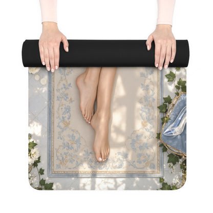 Cinderella Yoga Mat Natural Rubber Non Slip Pilates Fitness Mat