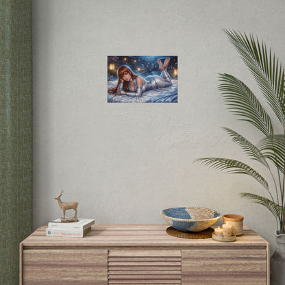 Kasumi Poster, Gaming Wall Art, Ninja Anime Print, Room Decor
