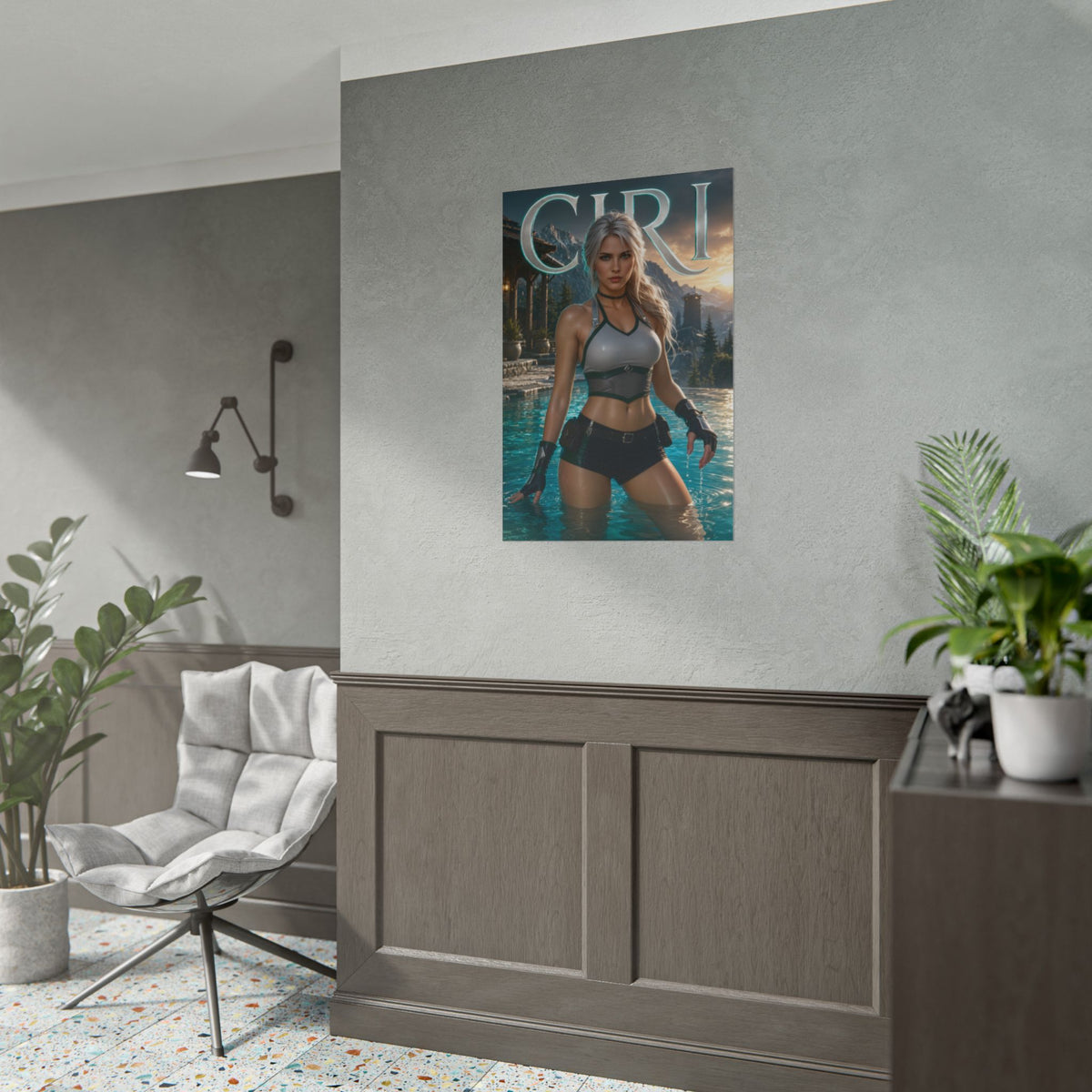Fantasy Wall Art Ciri The Witcher Poster Room Decor Collector Gift Art Print
