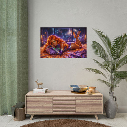 Starfire Poster, DC Comics Wall Art, Fantasy Print, Room Decor