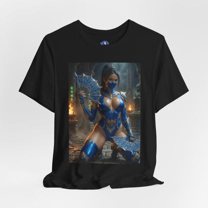 Kitana Mortal Kombat T-Shirt | Kampfspiel-Shirt für Gamer &amp; Anime-Fans