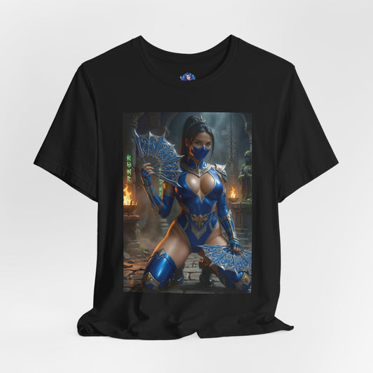Kitana Mortal Kombat T-Shirt | Kampfspiel-Shirt für Gamer &amp; Anime-Fans