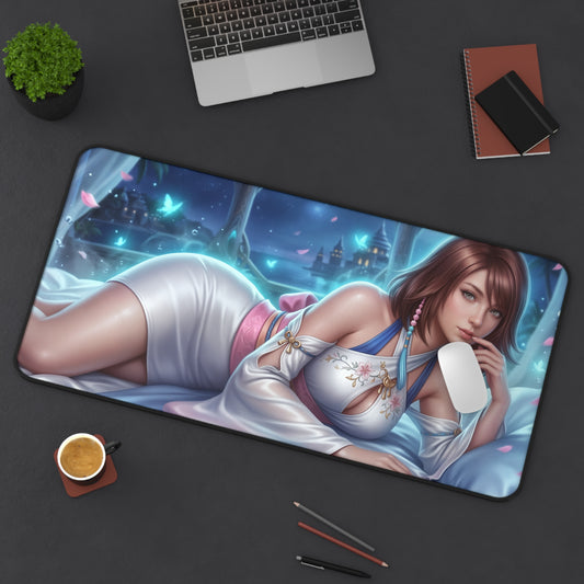Final Fantasy Mouse Pad, Yuna Desk Mat, Gamer Gift XXL