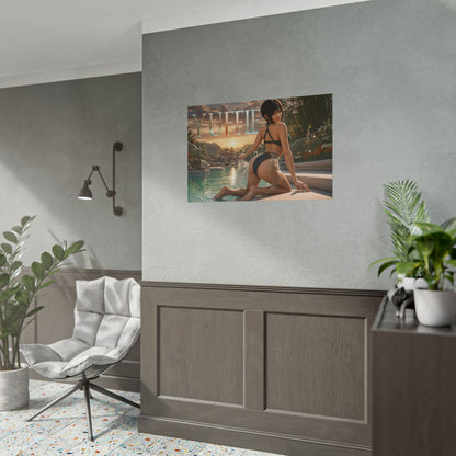 Gaming Wall Art Yuffie Kisaragi Poster Game Room Decor Gamer Gift Art Print