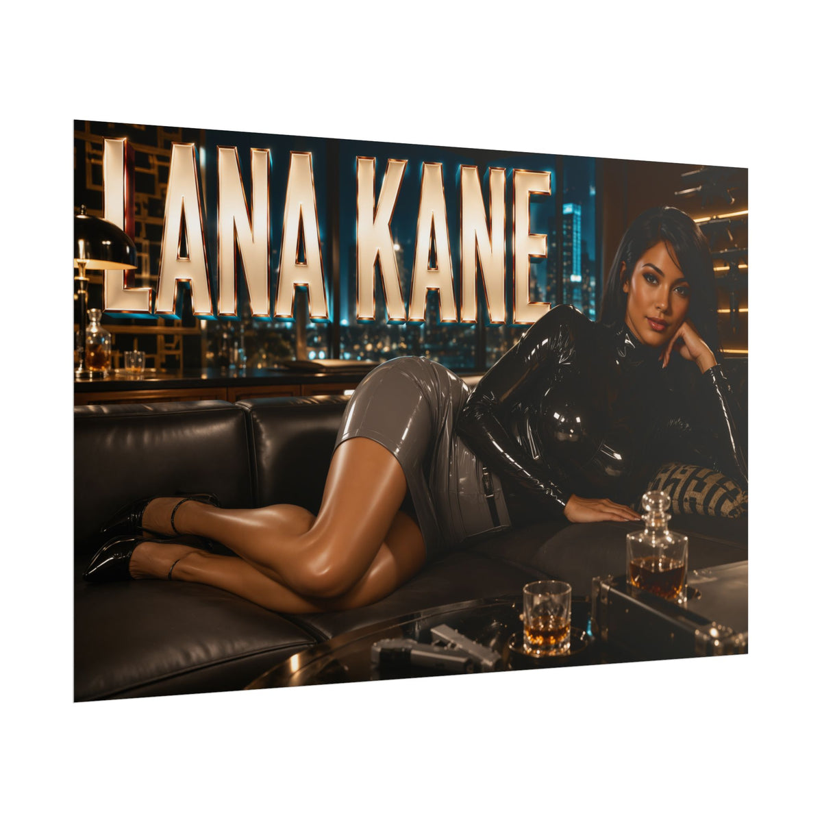 Lana Kane Character Poster Archer Wall Decor Collectible Art Print