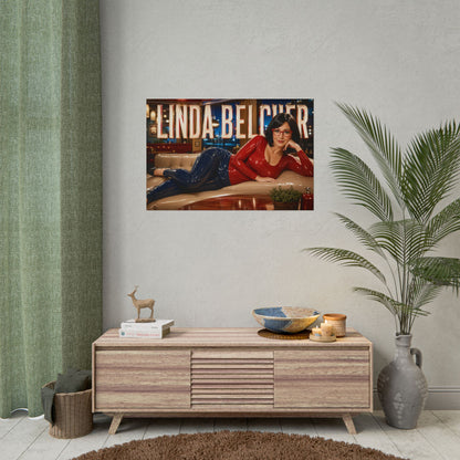 Linda Belcher Bobs Burgers Wall Art Poster Character Decor Collector Gift
