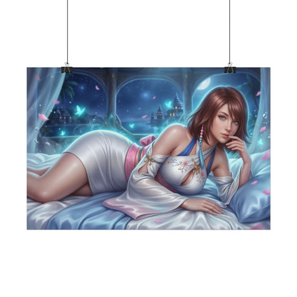 Yuna Final Fantasy Poster, Gaming Wall Art, Fantasy Print Decor