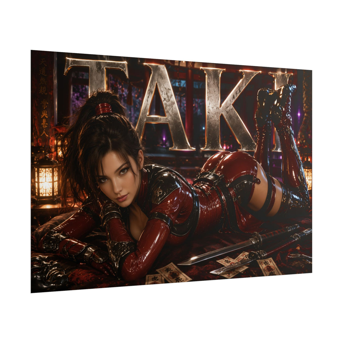 Taki Soulcalibur Poster Gaming Wall Art Gamer Room Decor Collectible Print
