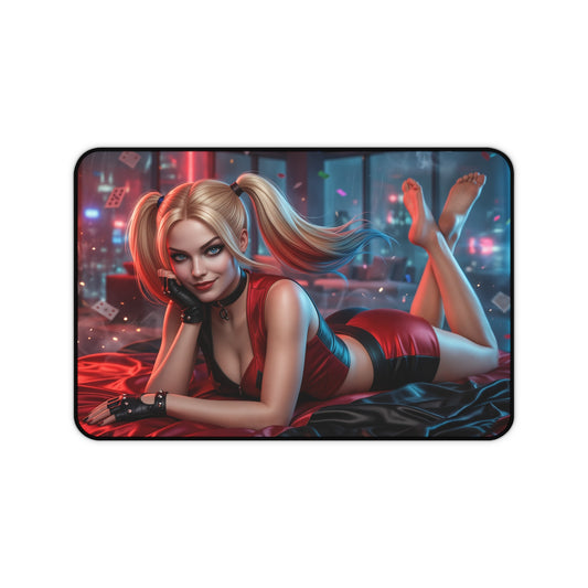 DC Comics Mouse Pad, Harley Quinn Desk Mat, Gamer Gift