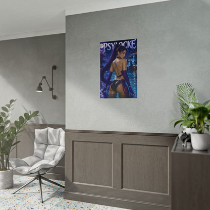 Psylocke Character Poster Comic Style Wall Decor Bedroom Collector Gift