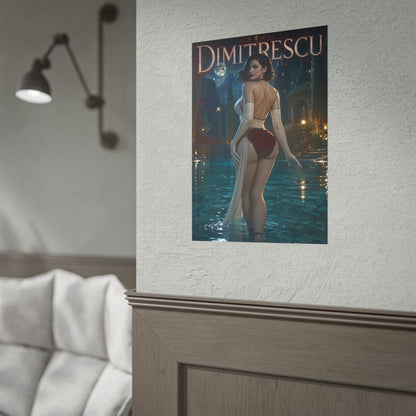 Lady Dimitrescu Resident Evil Poster Wall Art Character Room Decor Collectible P