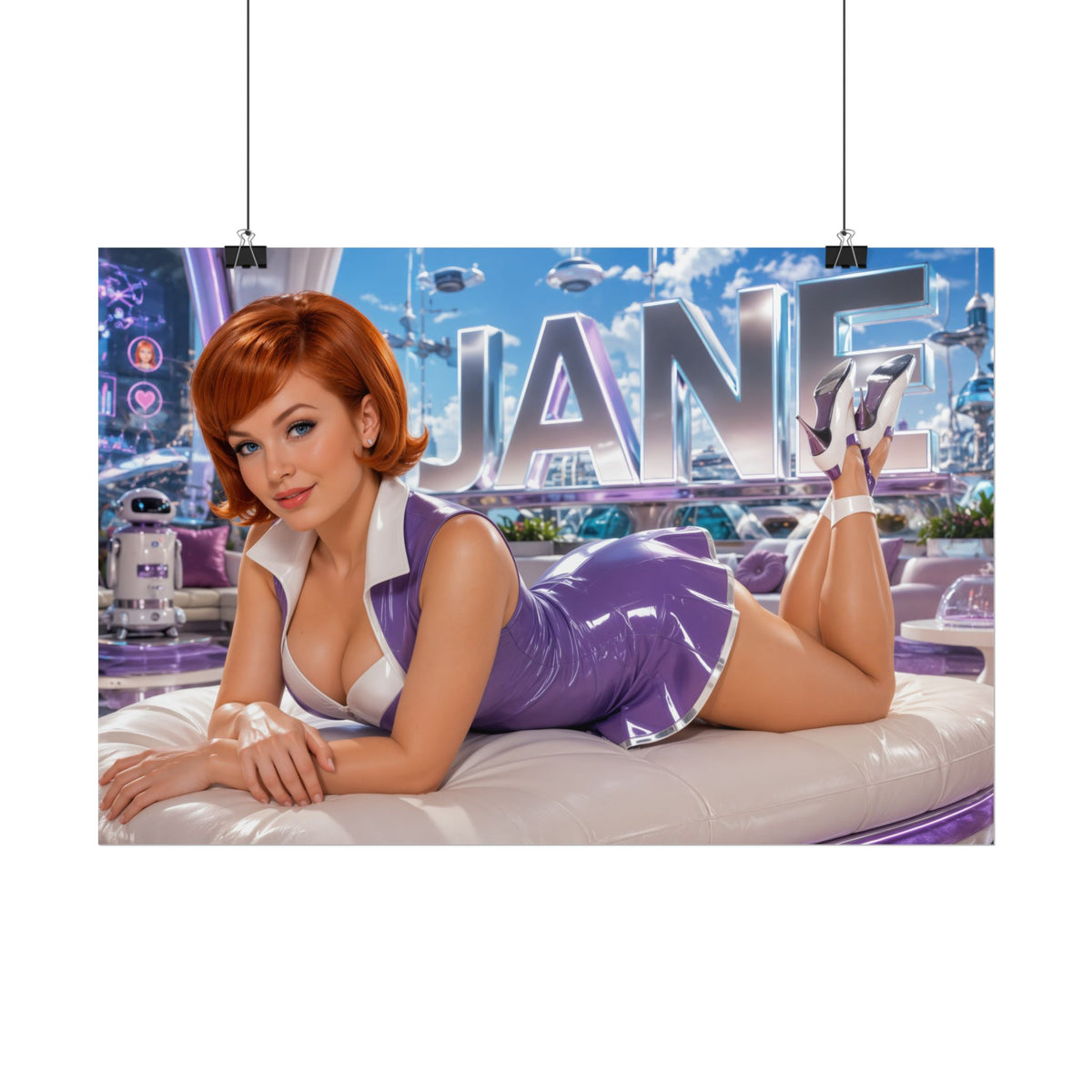 Retro Wall Art Jane Jetson The Jetsons Poster Character Room Decor Art Print