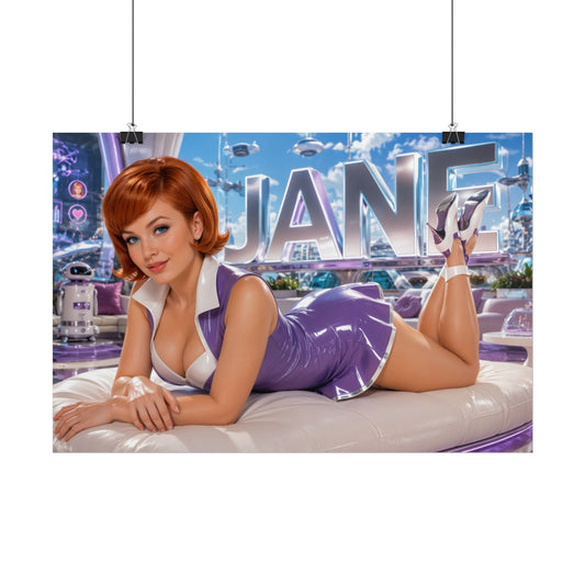 Retro Wall Art Jane Jetson The Jetsons Poster Character Room Decor Art Print