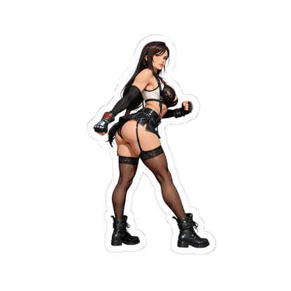Tifa Lockhart Aufkleber – Fantasy-Heldin Vinyl-Aufkleber für Laptops &amp; Innendekoration