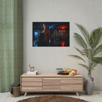 Claire Redfield Character Wall Art Gaming Poster Office Room Decor Gift