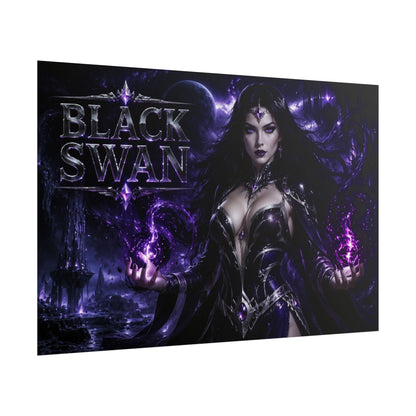 Manga Style Wall Art Black Swan Honkai Star Rail Anime Poster Bedroom Room Decor