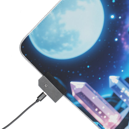 Килимок для столу Sailor Moon – світлодіодний RGB-підкладка, ігровий комплект із зображенням дівчини з аніме Waifu