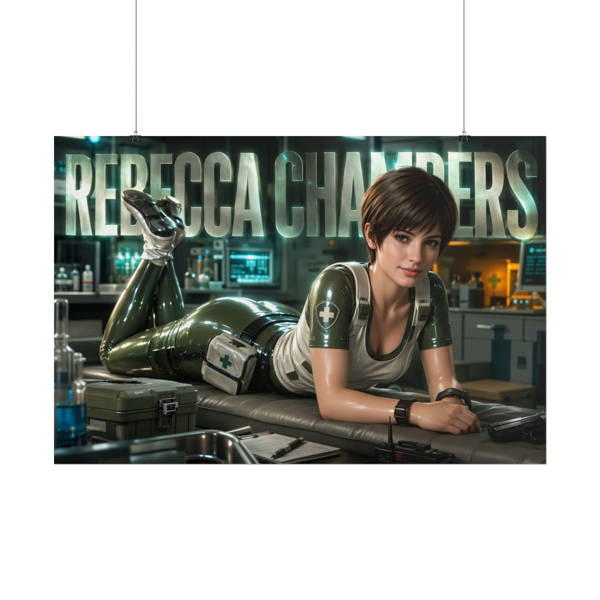 Rebecca Chambers Resident Evil Poster Gaming Wall Art Gamer Room Decor Art Print