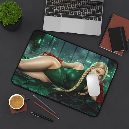 Street Fighter Mouse Pad, Cammy Desk Mat, Anime Decor XXL