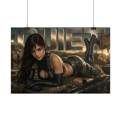 Quiet Metal Gear Poster Gaming Wall Art Gamer Room Decor Collectible Print