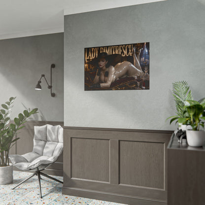 Lady Dimitrescu Resident Evil Poster Gaming Wall Art Gamer Room Decor Art Print