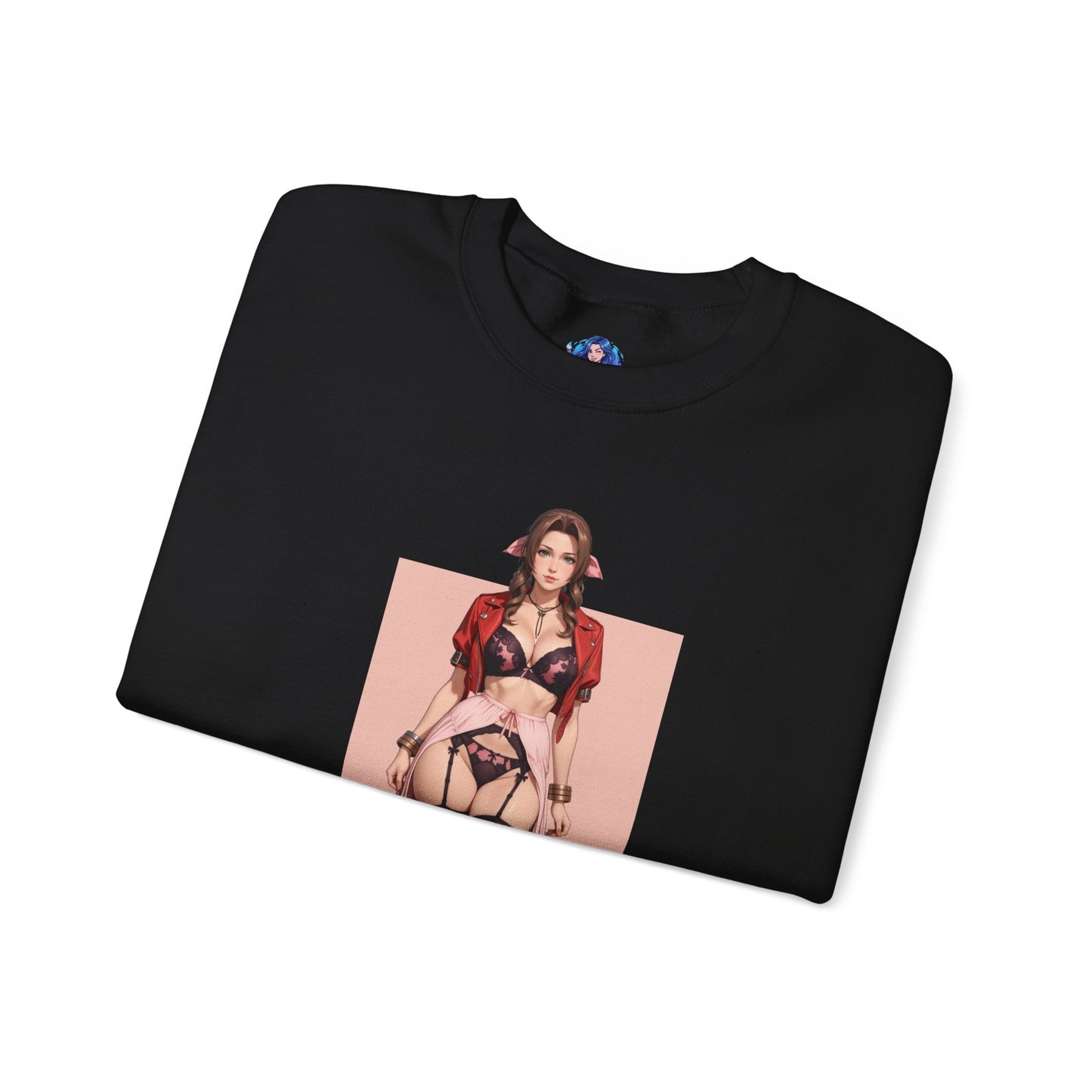 Толстовка Aerith Gainsborough, FFVII Crewneck, елегантний ігровий одяг для колекціонерів