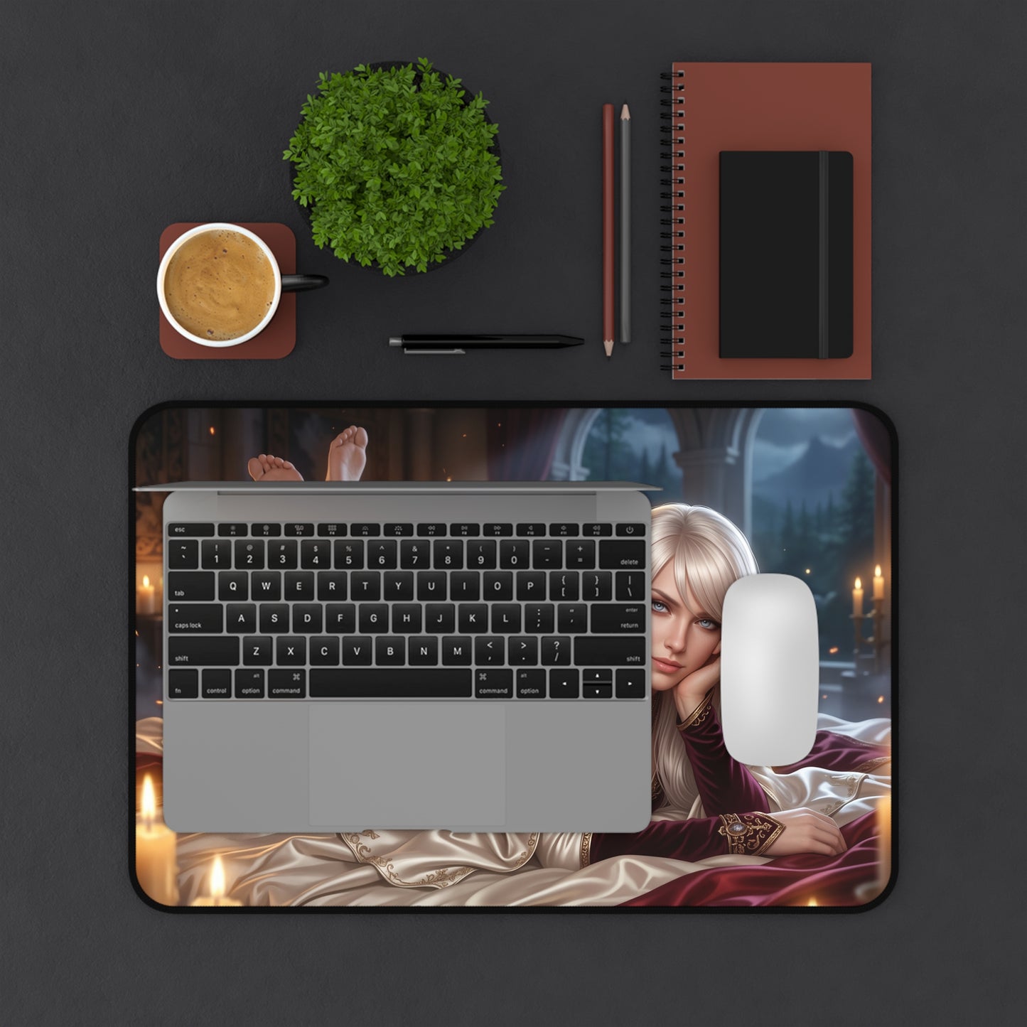 The Witcher Mouse Pad, Keira Metz Desk Mat, Gamer Gift