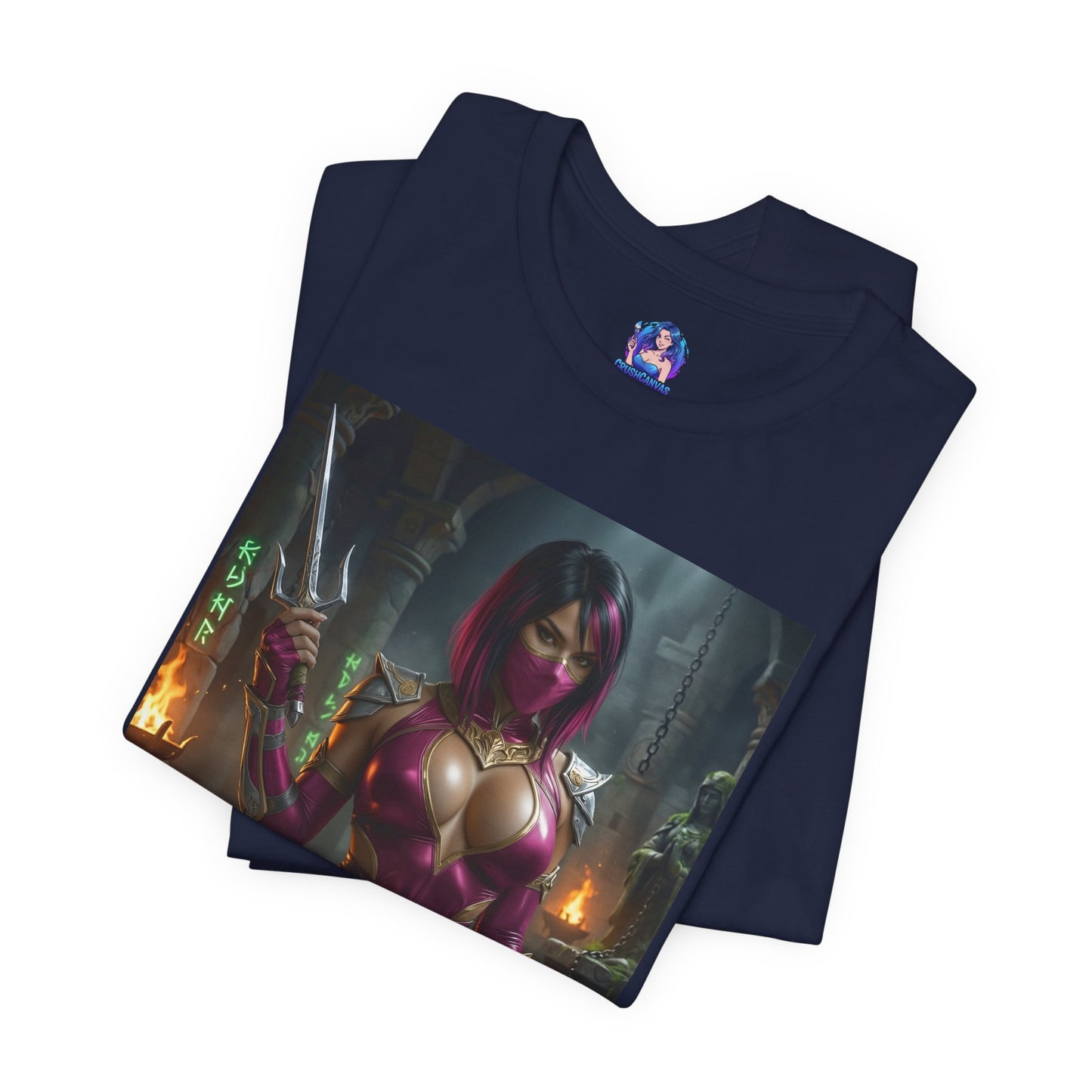 Mileena Mortal Kombat T-Shirt | Kampfspiel-Shirt für Gamer &amp; Anime-Fans