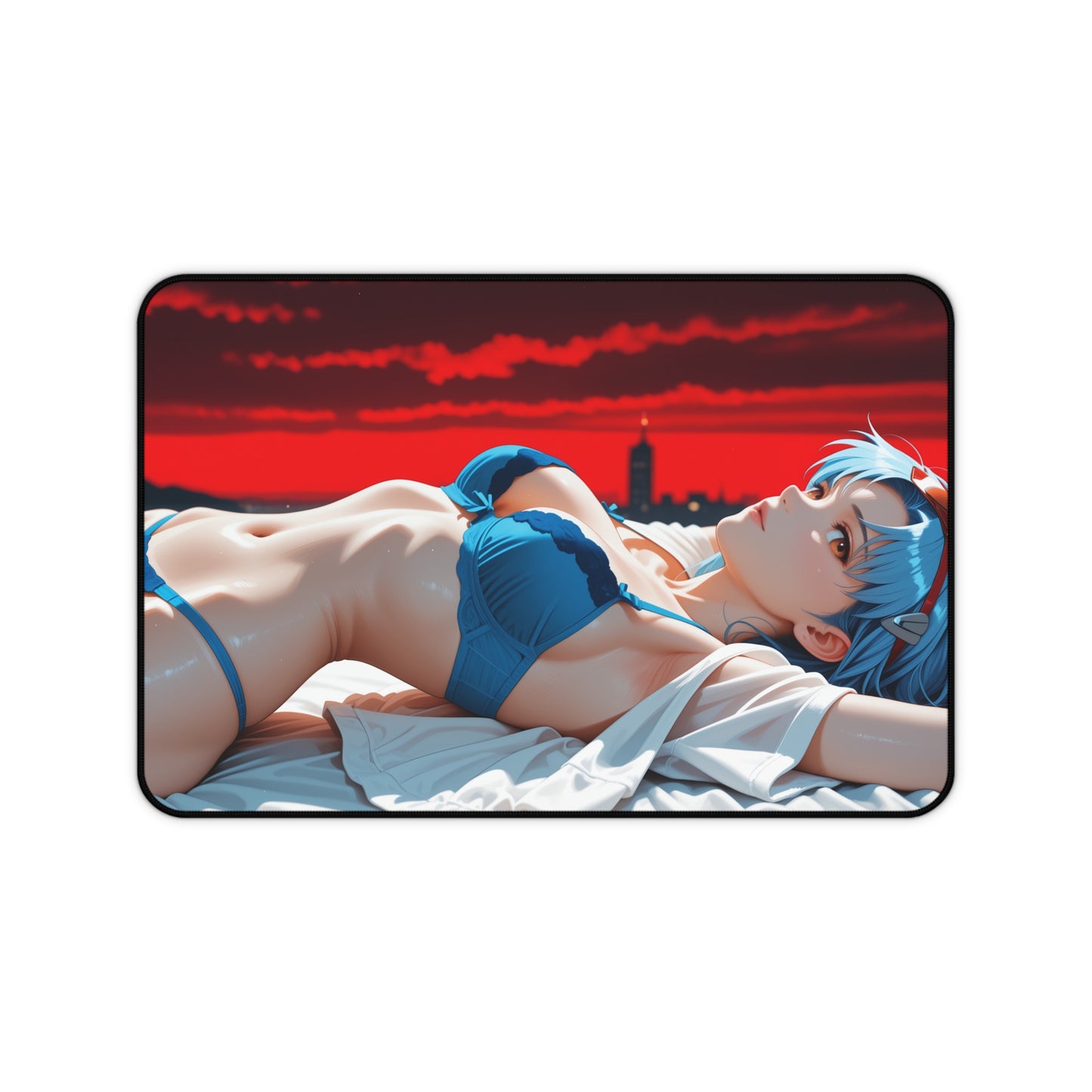 Килимок для столу Rei Ayanami, килимок для миші з аніме-дівчини Євангеліон, налаштування ігрового столу Mecha