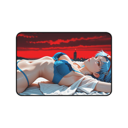 Килимок для столу Rei Ayanami, килимок для миші з аніме-дівчини Євангеліон, налаштування ігрового столу Mecha